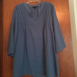 Lane Bryant plus size 22/24 medium blue tunic